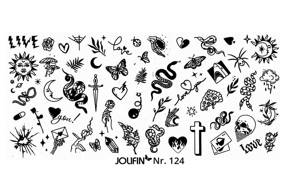 Jolifin Stamping Stencil No. 124