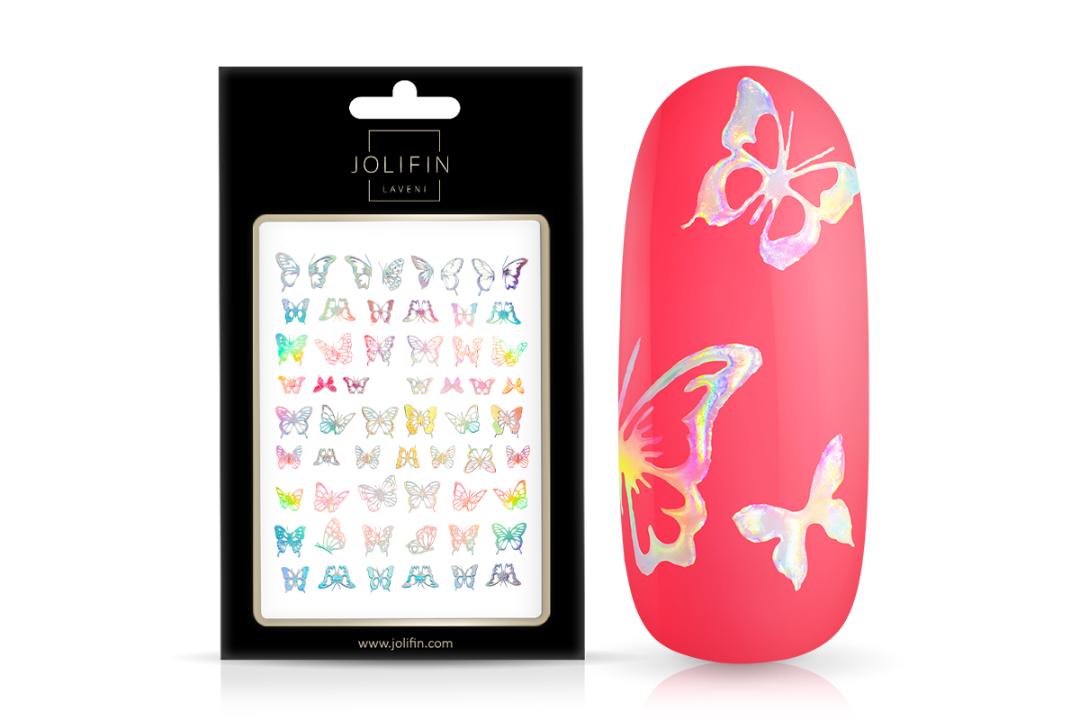 Jolifin LAVENI XL Sticker - Hologram silver No. 1