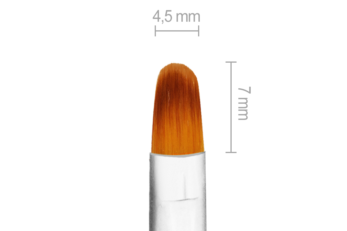 Jolifin Geometric Gel Brush - oval size 4