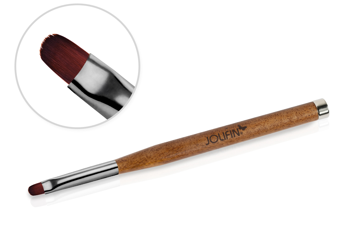 Jolifin Nature Pinsel - 2in1 Cat-Eye-Magnet & Oval Gr. 8