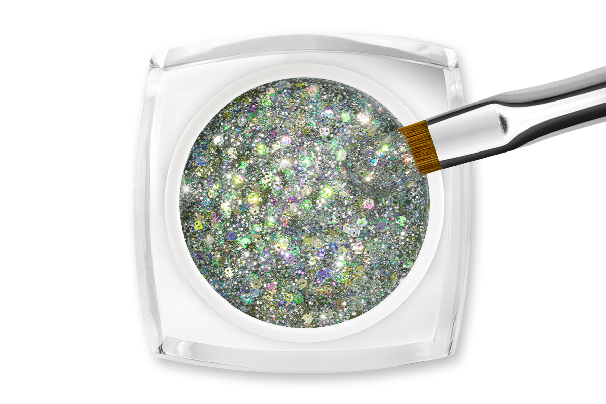 Jolifin LAVENI Colour Gel - infinity crystal Glitter 5ml