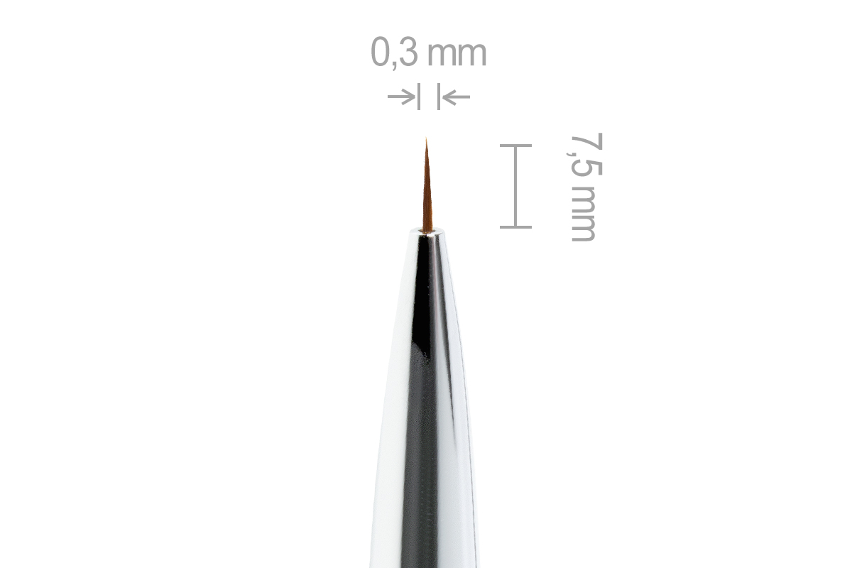 Jolifin Premium Brush Butterfly white - super fineliner short