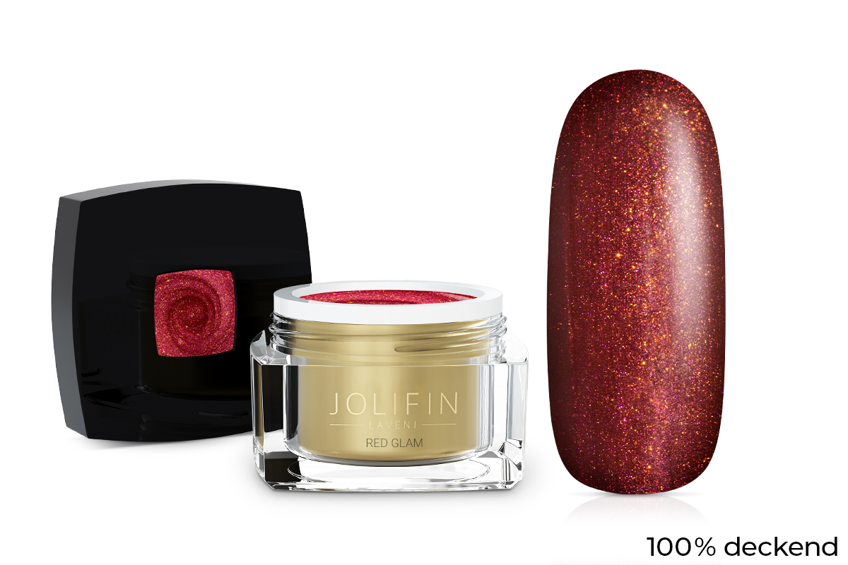 Jolifin LAVENI colour gel - red glam 5ml