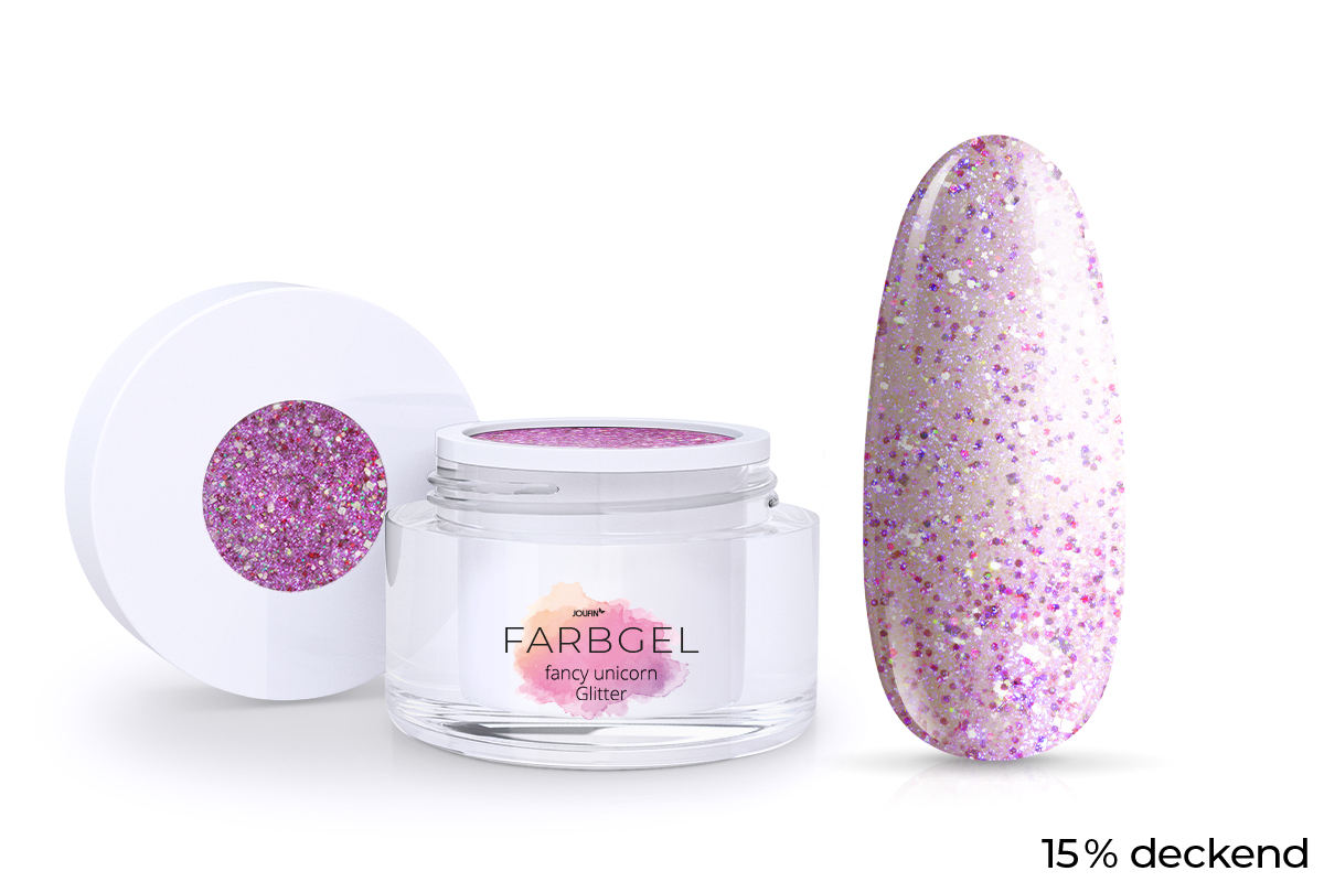 Jolifin Farbgel fancy unicorn Glitter 5ml