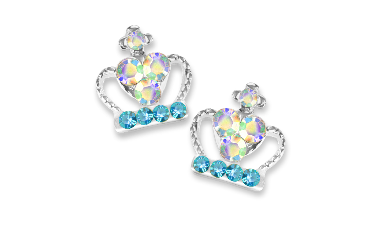 Jolifin Overlay Crown with Rhinestones