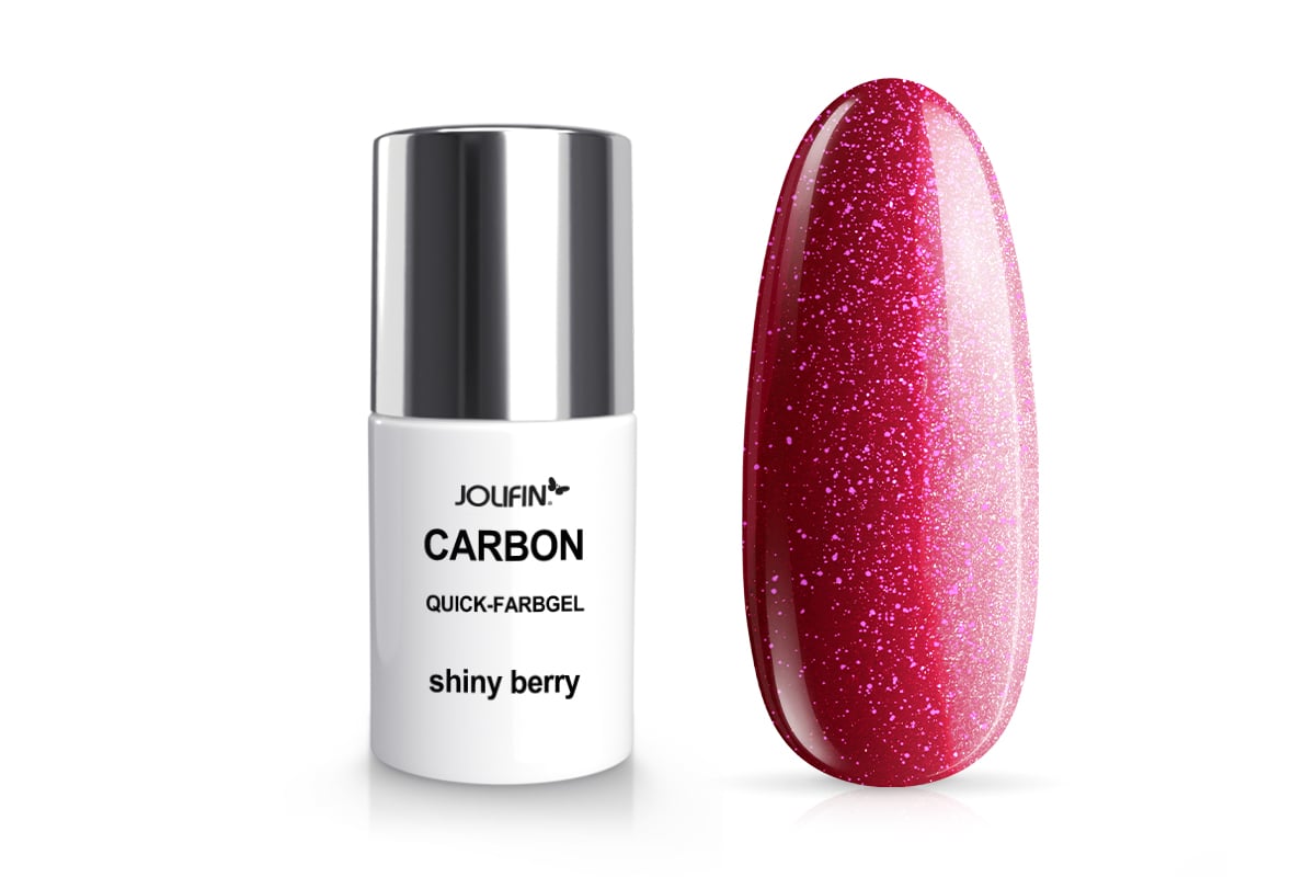 Jolifin Carbon Quick-Farbgel - shiny berry 11ml
