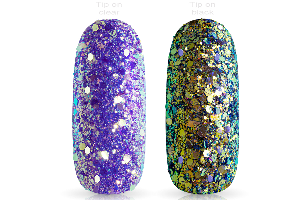 Jolifin LAVENI glitter powder - purple sunset