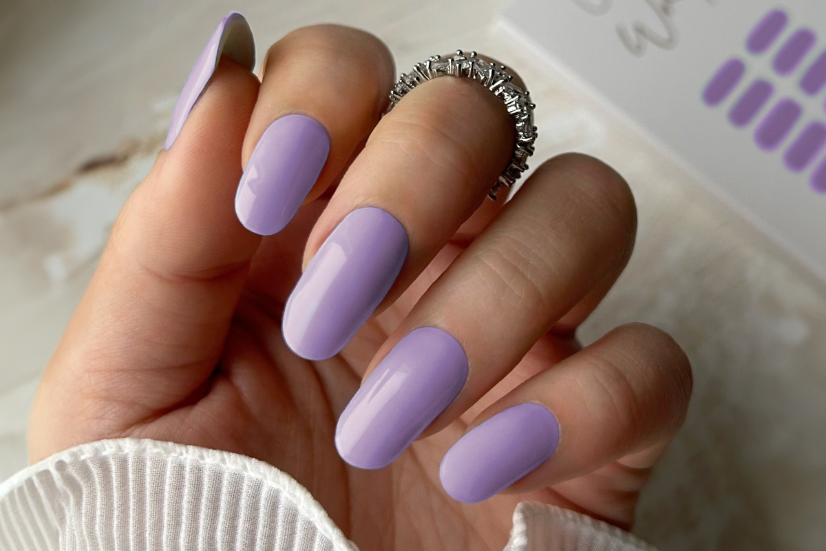 Jolifin LAVENI UV Gel-Wraps - pastell-purple
