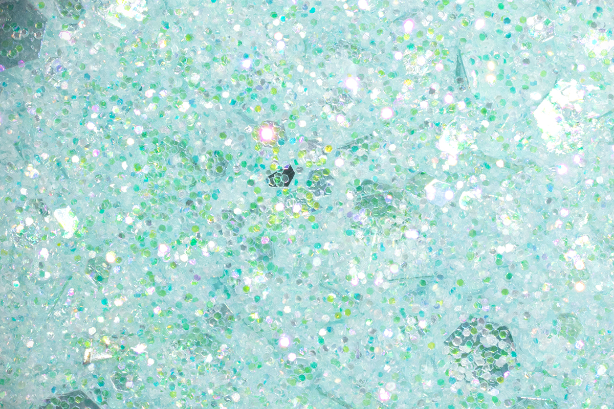 Jolifin LAVENI Crystal Glitter - dreamy pastel-blue