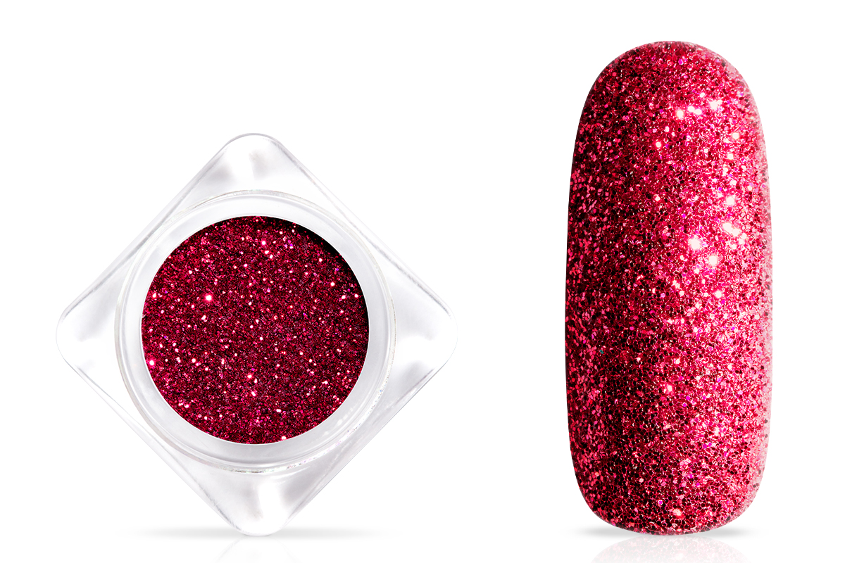 Jolifin Glitterpowder - red raspberry