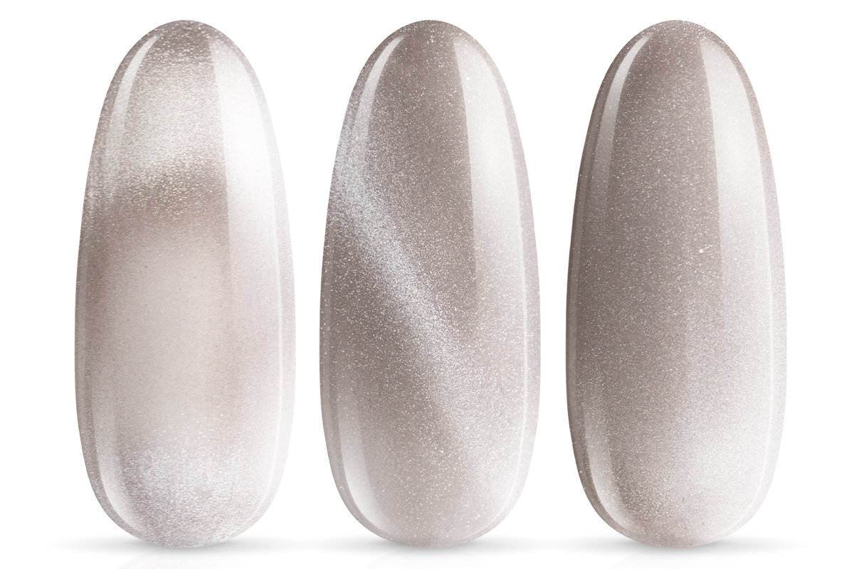 Jolifin LAVENI Shellac - Cat-Eye Satin Jelly Glas grey 10ml