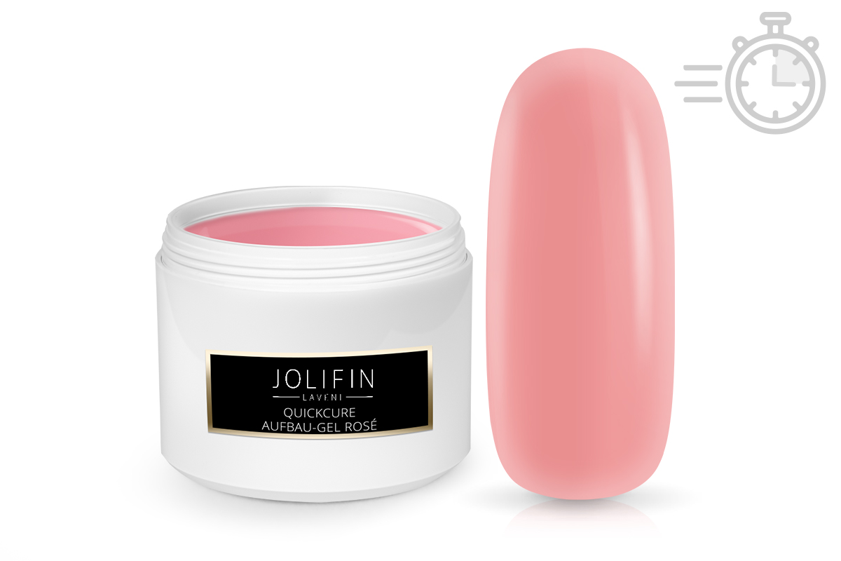 Jolifin LAVENI Refill - QuickCure build-up gel rosé 250ml