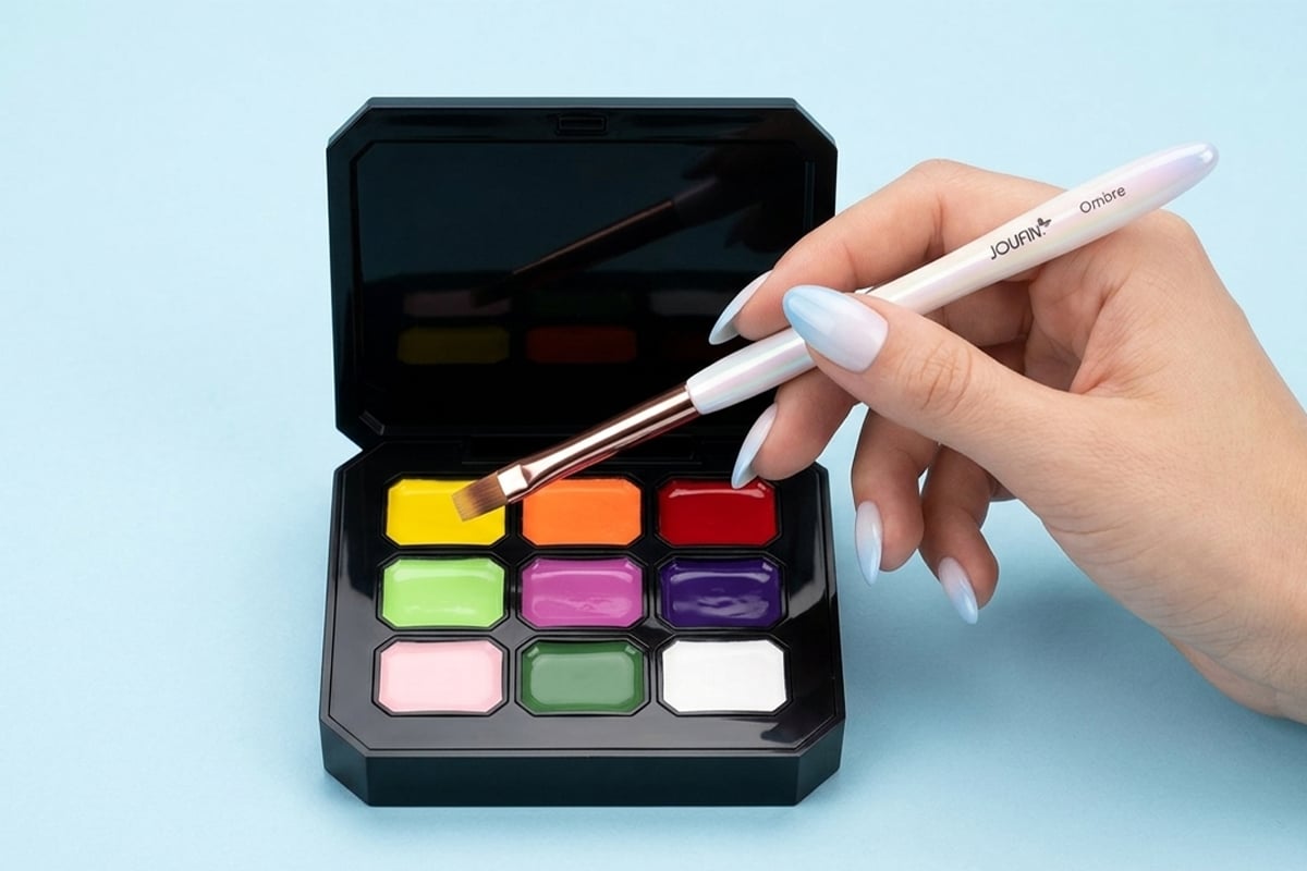 Jolifin Structure Oil Painting & Ombre Gel Palette – Flower Drops 20ml