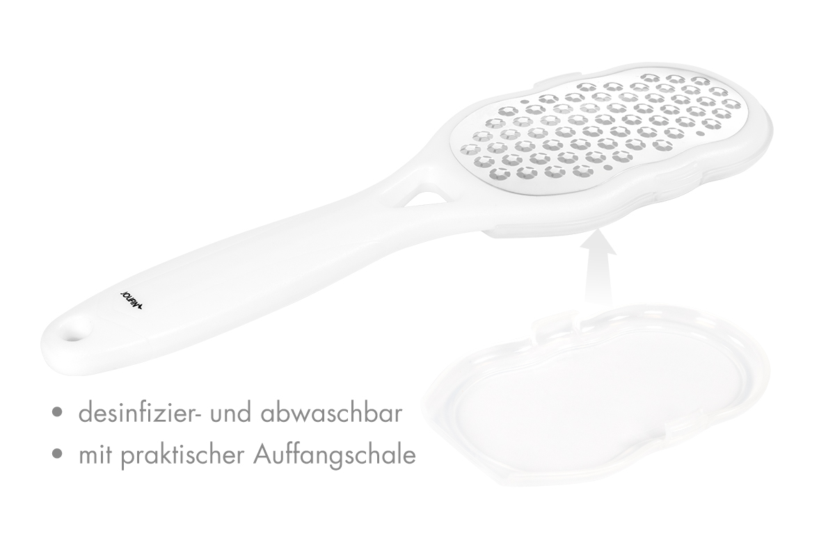 Jolifin Pedikür-Fußfeile - mit Auffangschale