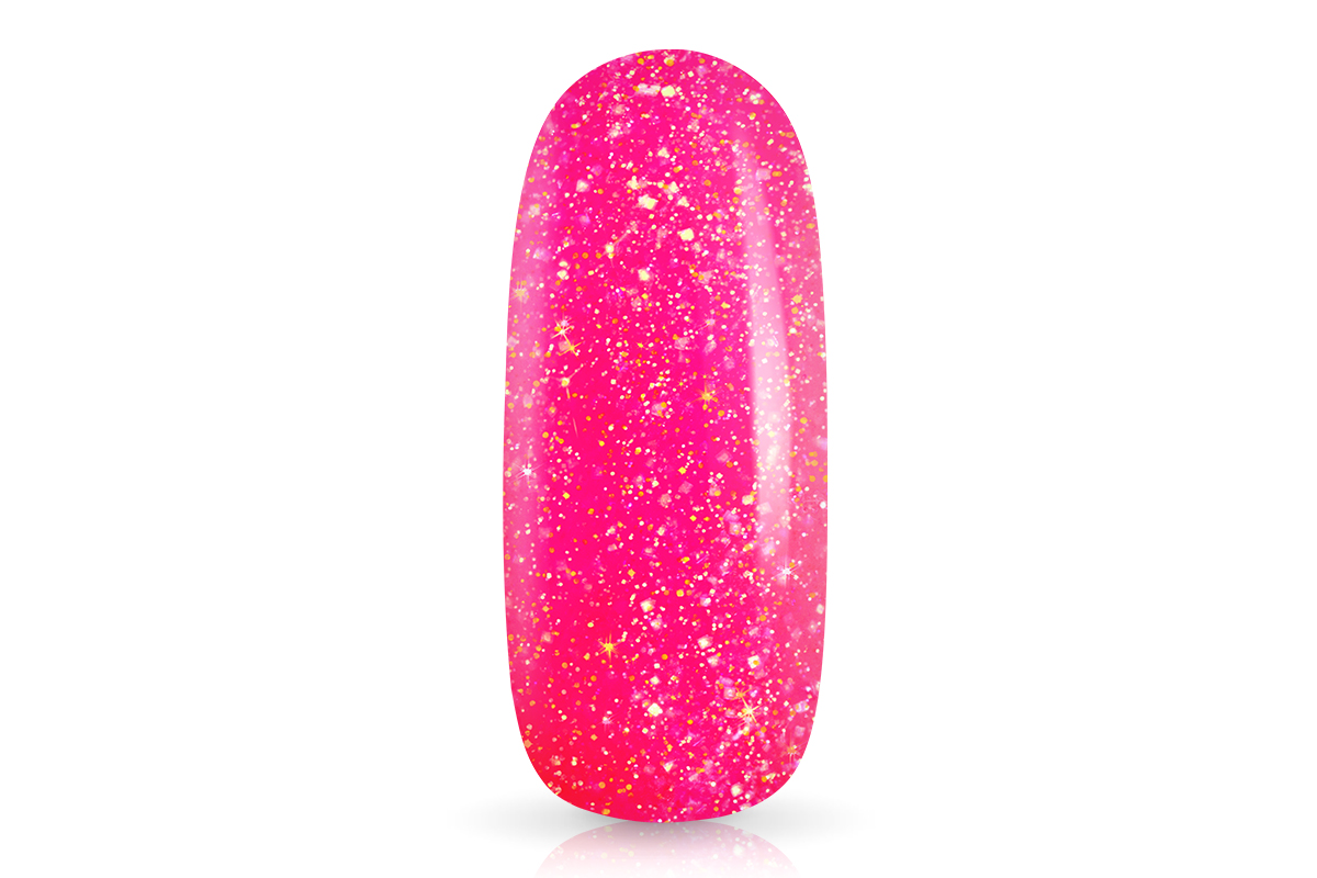 Jolifin colour gel neon pink glitter 5ml