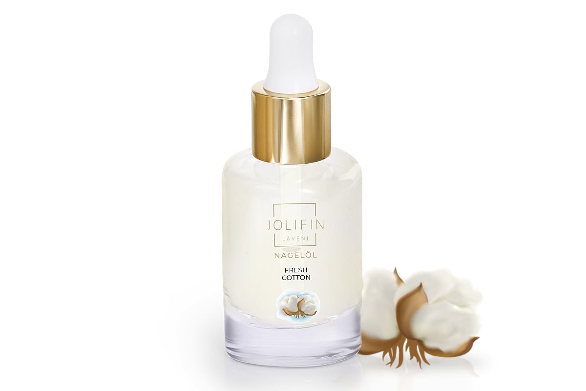 Jolifin LAVENI Nagelöl - Fresh Cotton 10ml