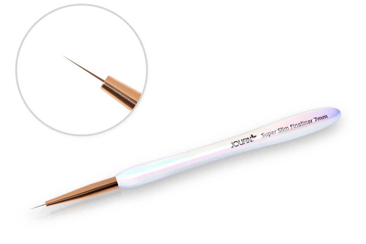 Jolifin Aurora Pen, white – Super Slim Fineliner 7mm