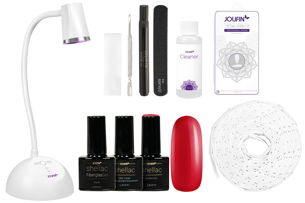 Jolifin LAVENI Shellac Starter-Set - Press-On