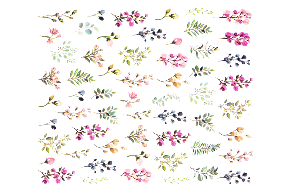 Jolifin LAVENI XL Sticker - Flowers No. 27