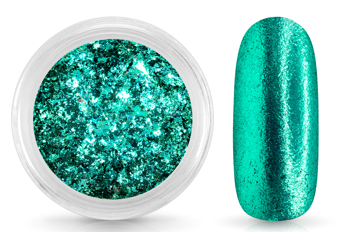 Jolifin Micro Chrome Flakes - turquoise