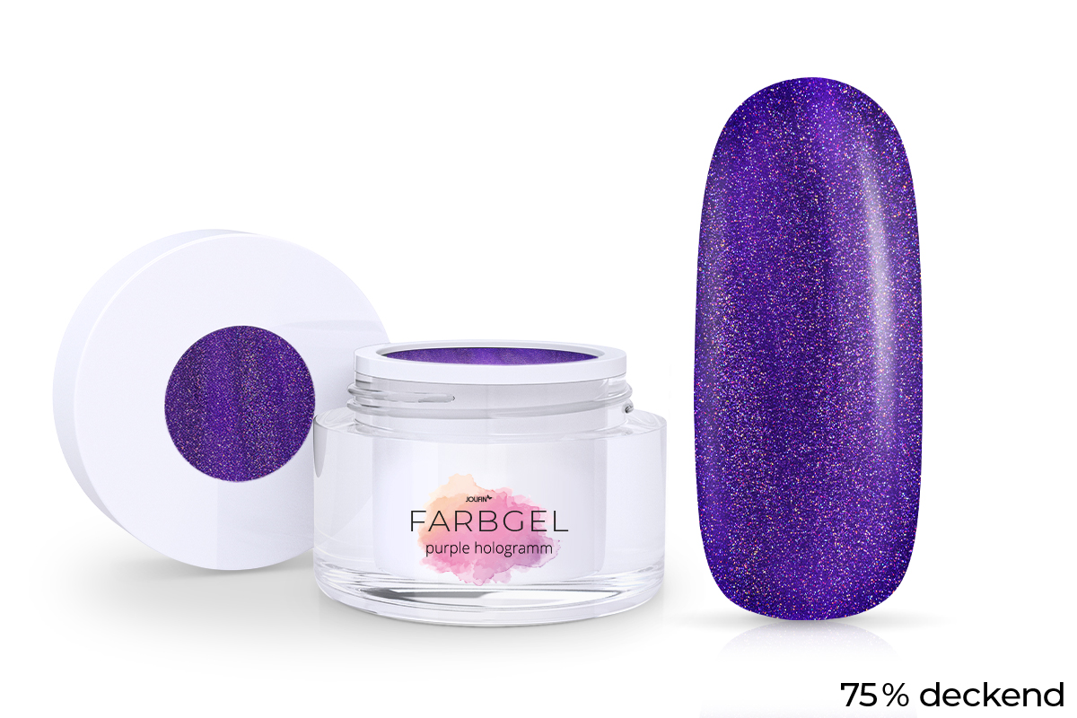 Jolifin Farbgel purple hologramm 5ml