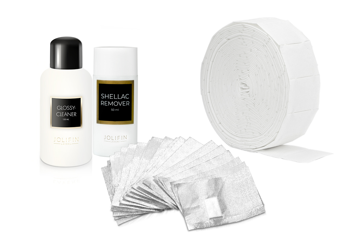 Jolifin LAVENI Shellac Starter-Set - S - Gerät Mini