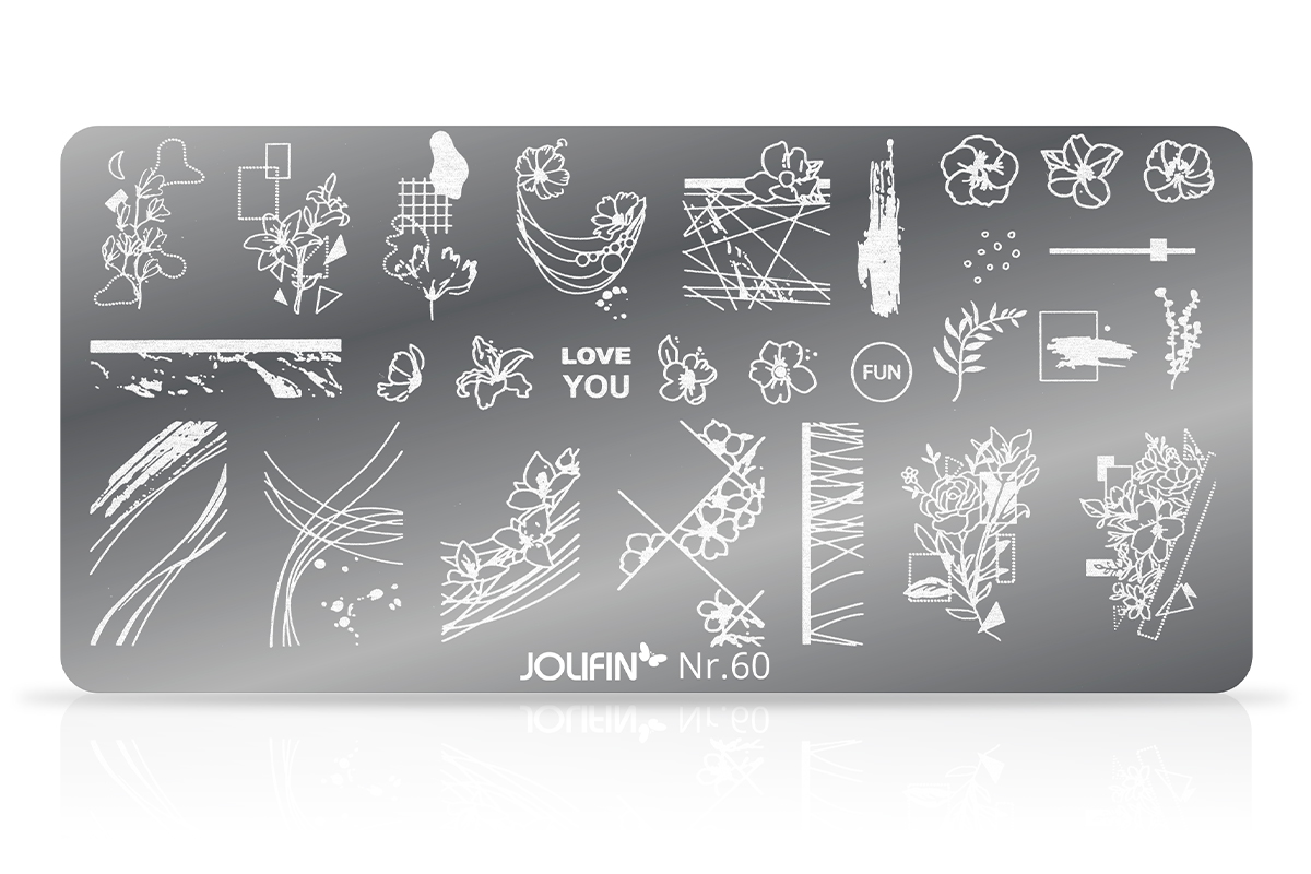 Jolifin Stamping stencil - No. 60
