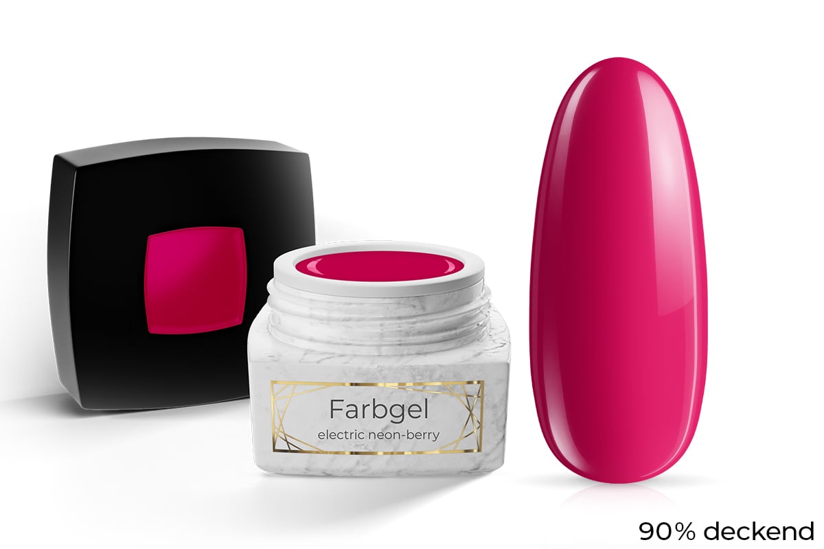 Jolifin LAVENI PRO Farbgel - electric neon-berry 5ml