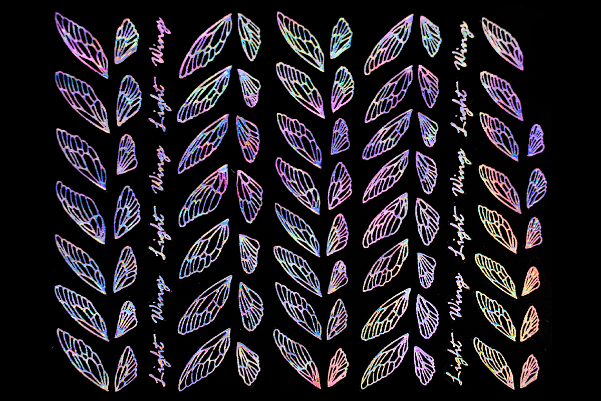 Jolifin LAVENI XL Sticker - Butterfly Hologram No. 10