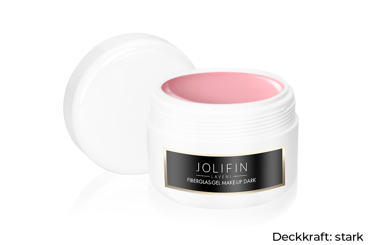 Jolifin LAVENI Refill - Fibreglass gel make-up dark 250ml