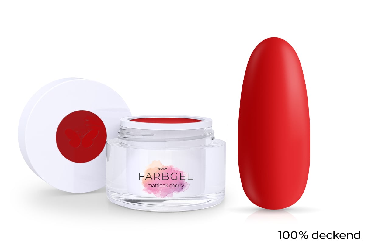Jolifin Mattlook Farbgel cherry 5ml