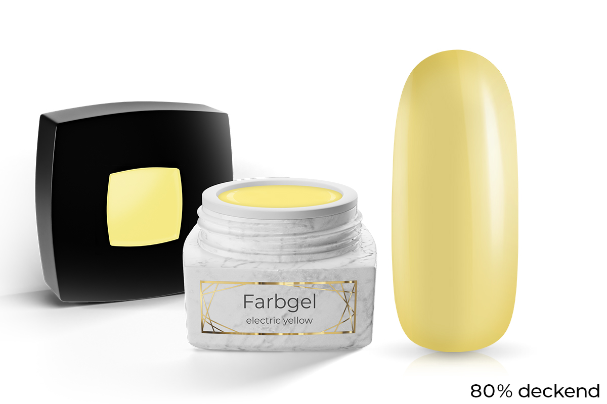 Jolifin LAVENI PRO Farbgel - electric yellow 5ml