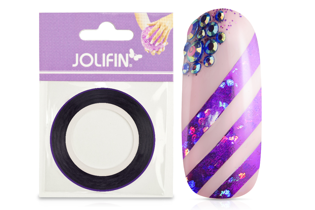 Jolifin Pinstripes hologram purple - 3mm