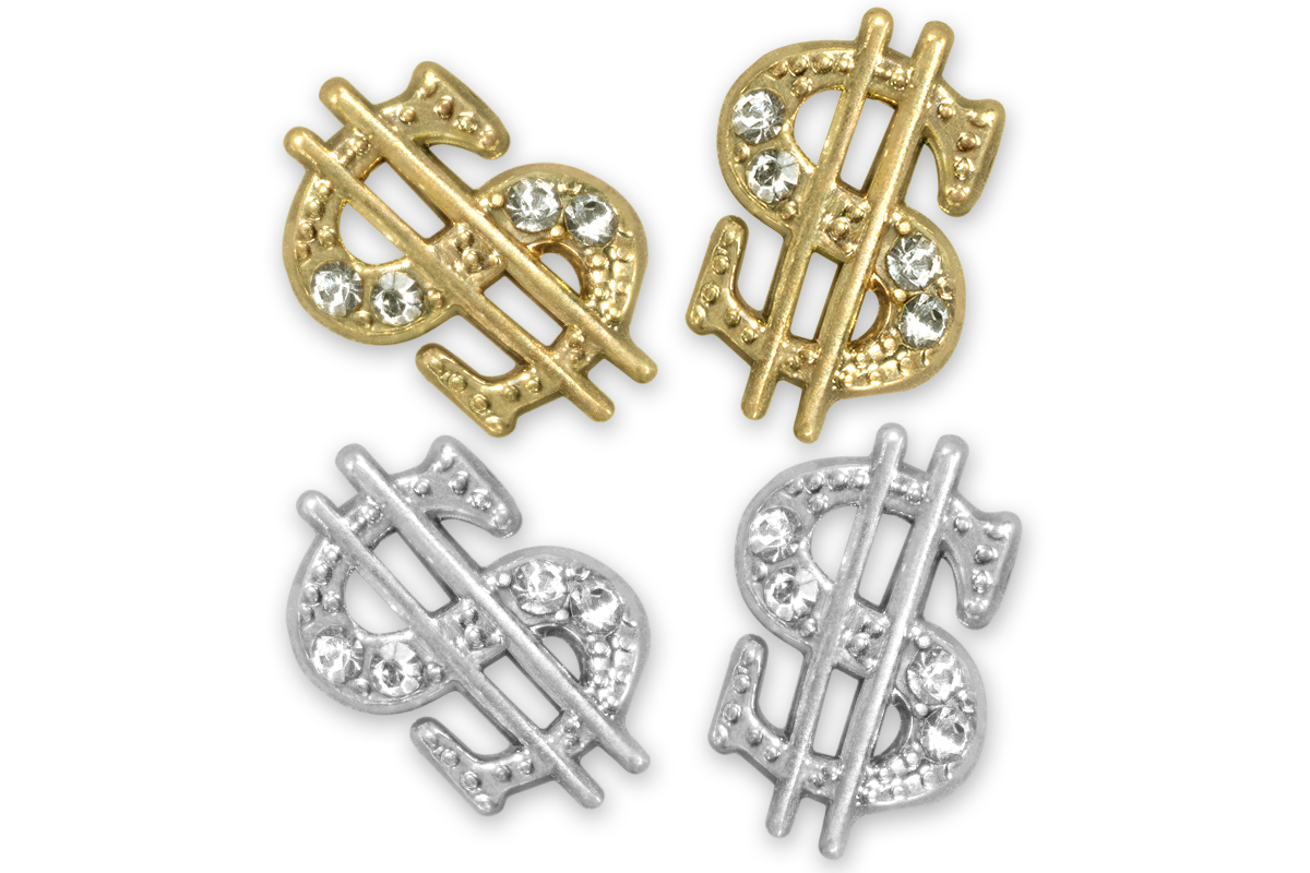 Jolifin Overlay - Dollar sign silver & gold