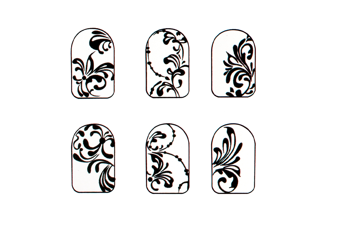 Jolifin LAVENI Nail Art Training Card No. 5