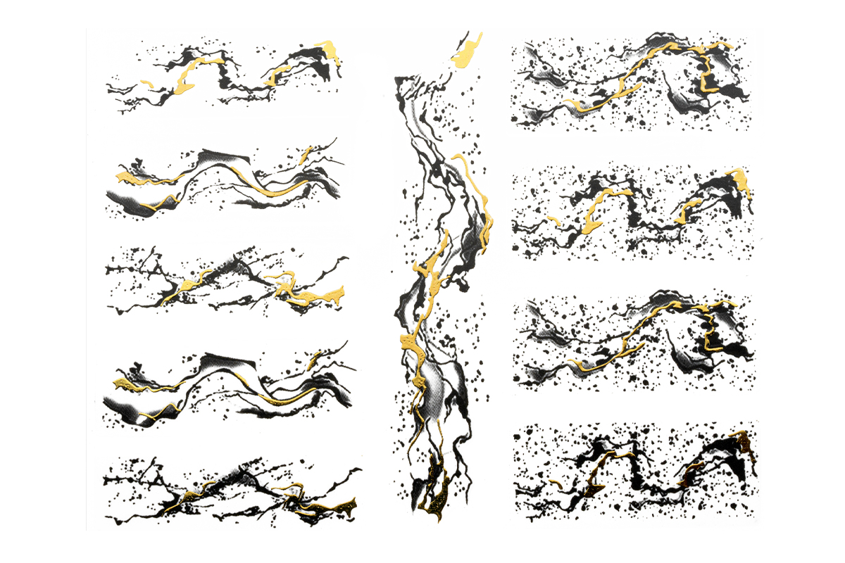 Jolifin LAVENI XL Sticker - Marble No. 6