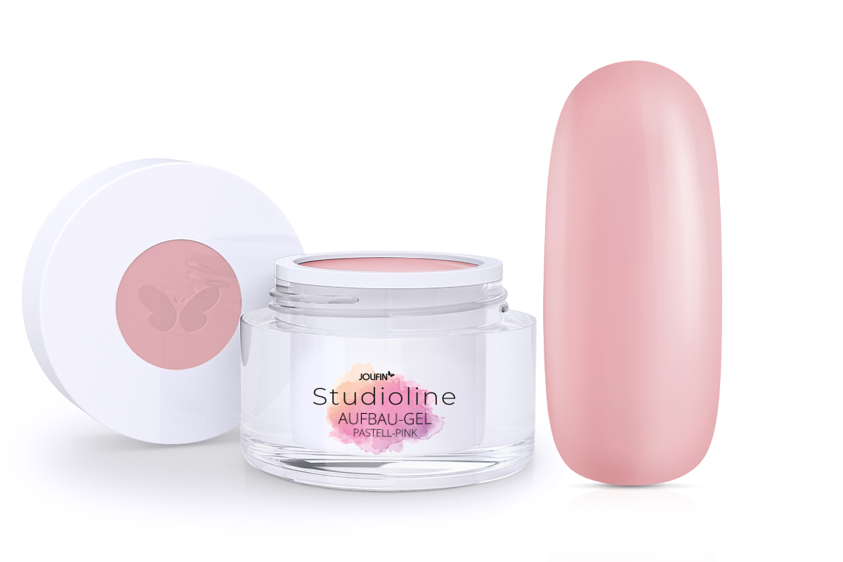 Jolifin Studioline build-up gel - pastel pink 15ml