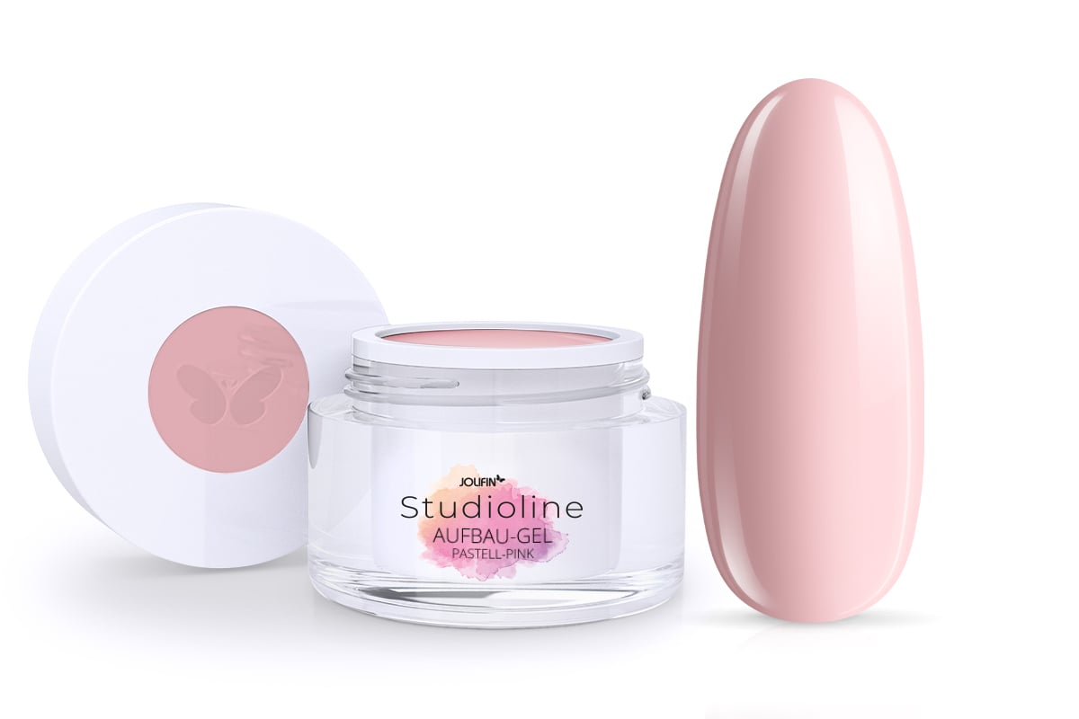 Jolifin Studioline build-up gel - pastel pink 15ml