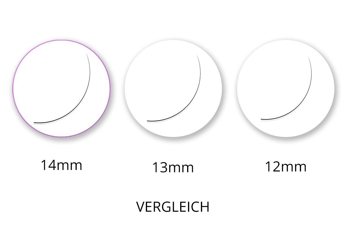 Jolifin Lashes - SingleBox 14mm - Volume C-Curl 0,05