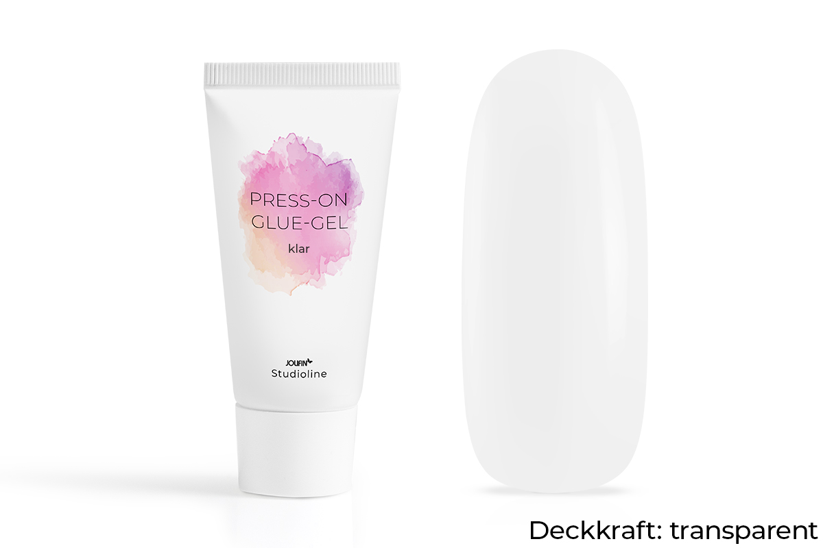 Jolifin Studioline - Press-On Glue Gel klar 50ml