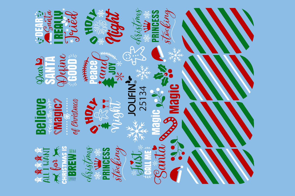 Jolifin Christmas Tattoo - No. 3