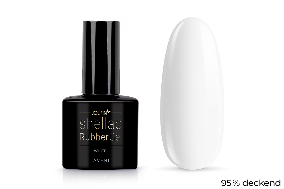 Jolifin LAVENI Shellac RubberBase - white 10ml