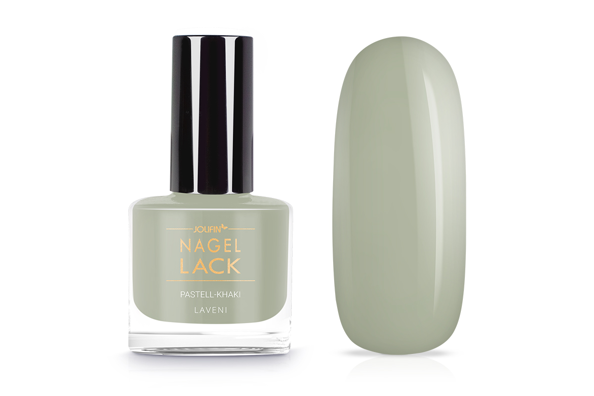 Jolifin LAVENI Nail Polish - pastel khaki 9ml