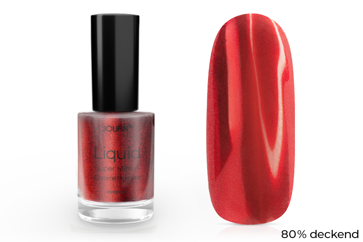 Jolifin Liquid Super Mirror-Chrome Pigment - deep red 6ml