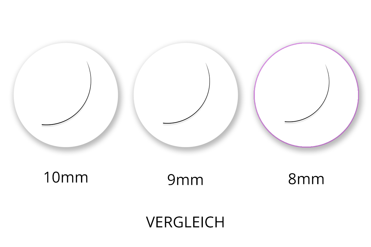 Jolifin Lashes - SingleBox 8mm - Volume C-Curl 0,07