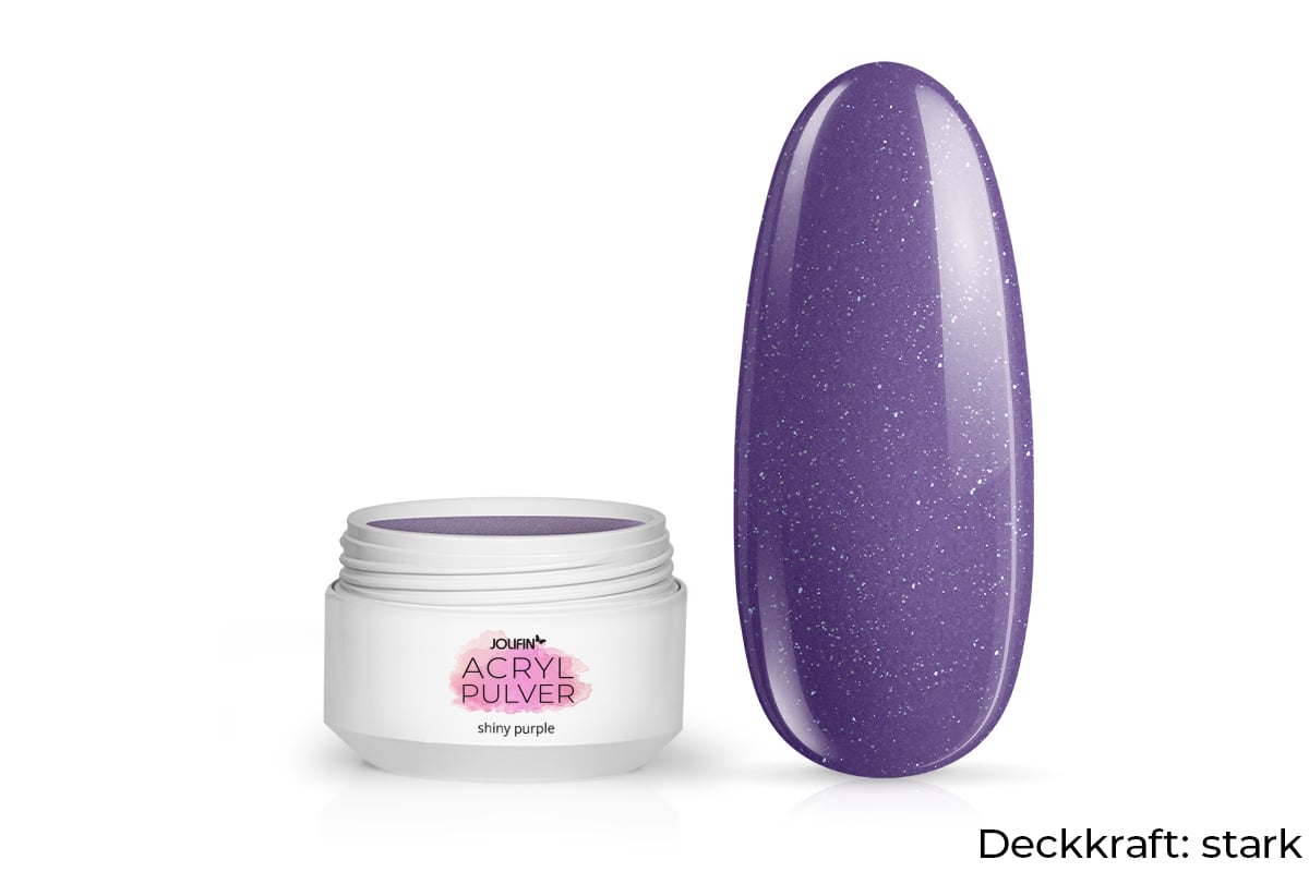 Jolifin acrylic colour powder - shiny purple 5g