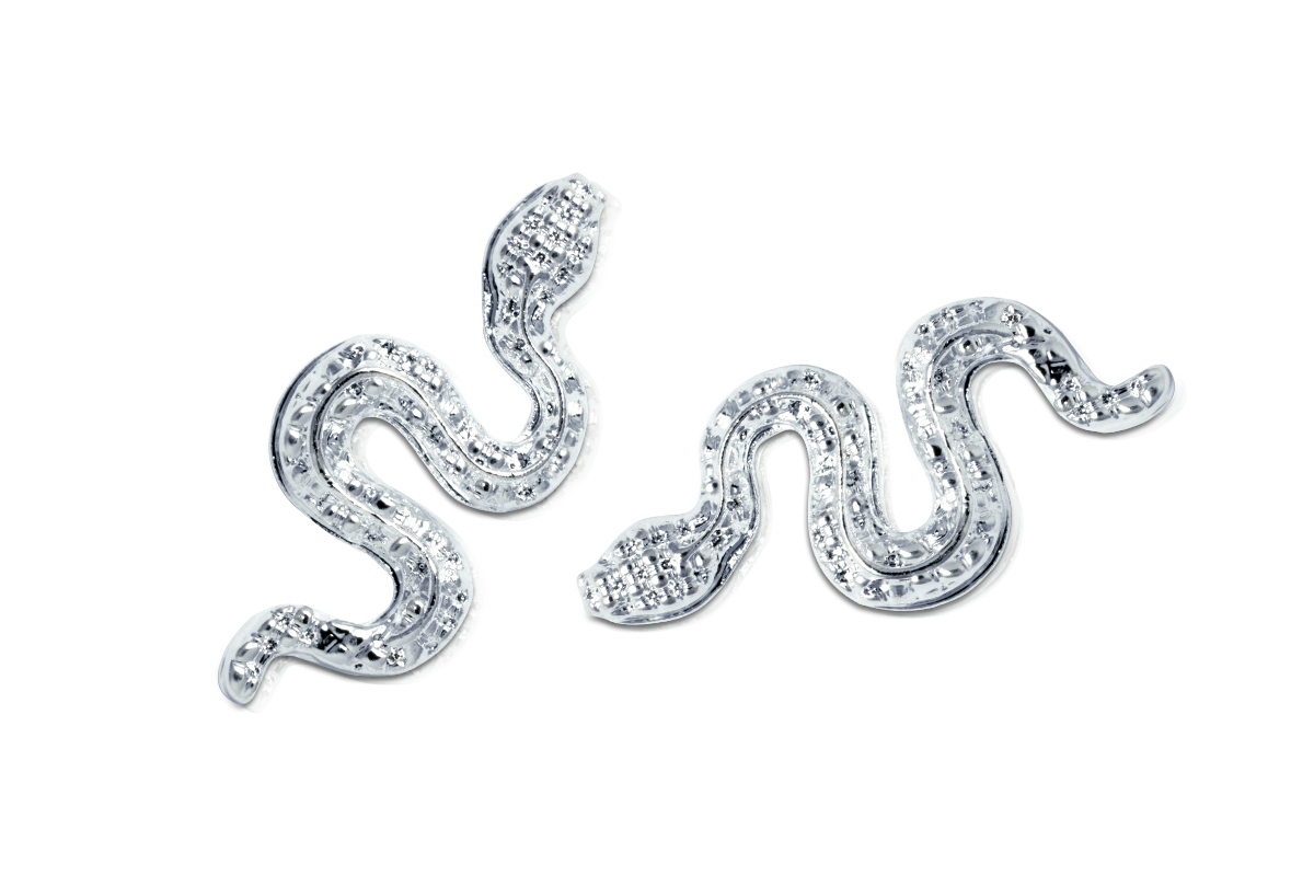 Jolifin Overlay - Snake silver