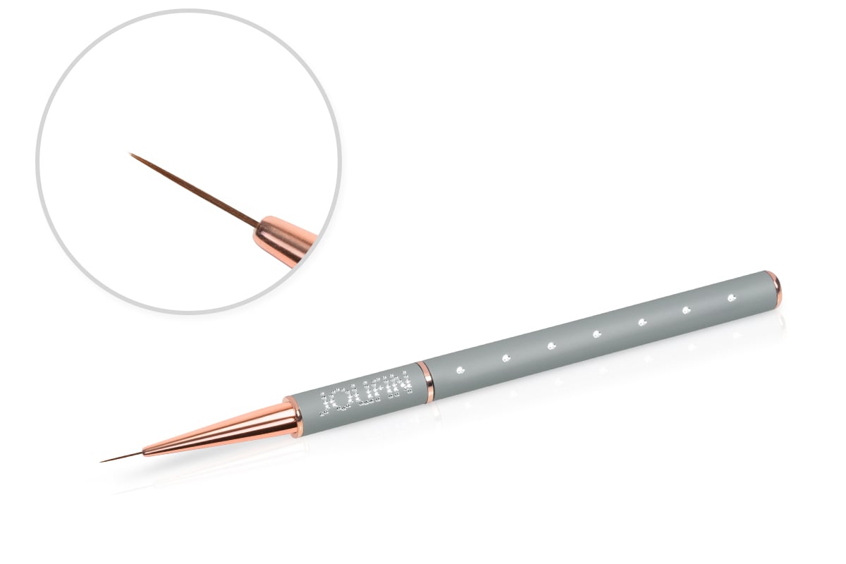 Jolifin Grey-Rosé Pinsel - Fineliner long