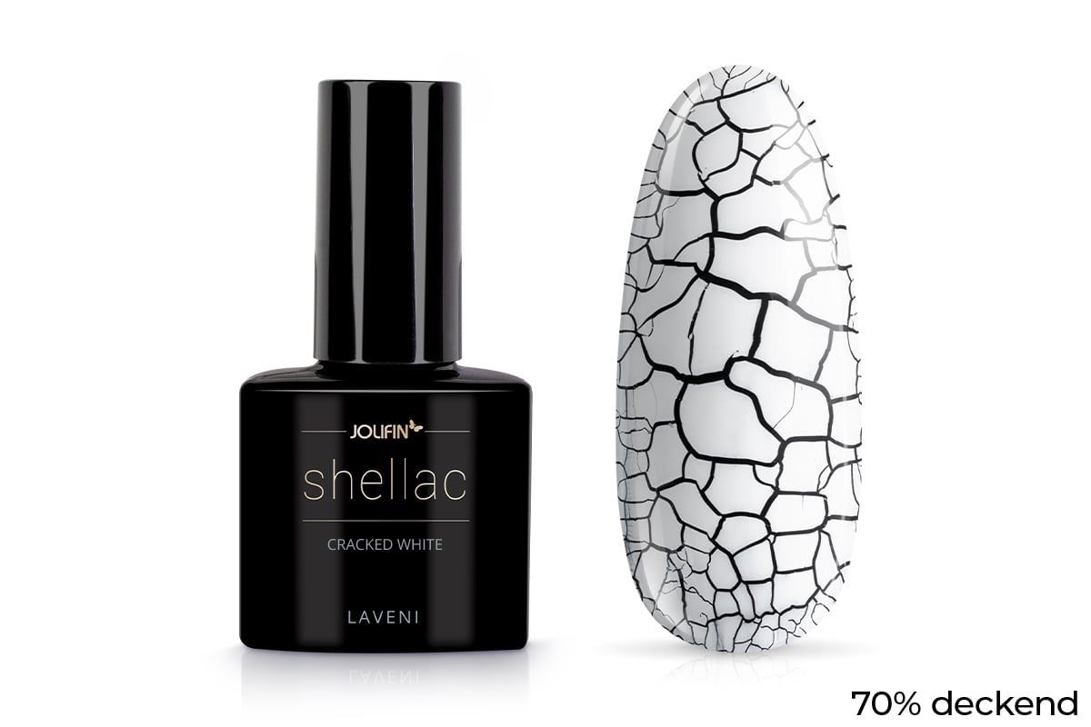 Jolifin LAVENI Shellac - cracked white 10ml