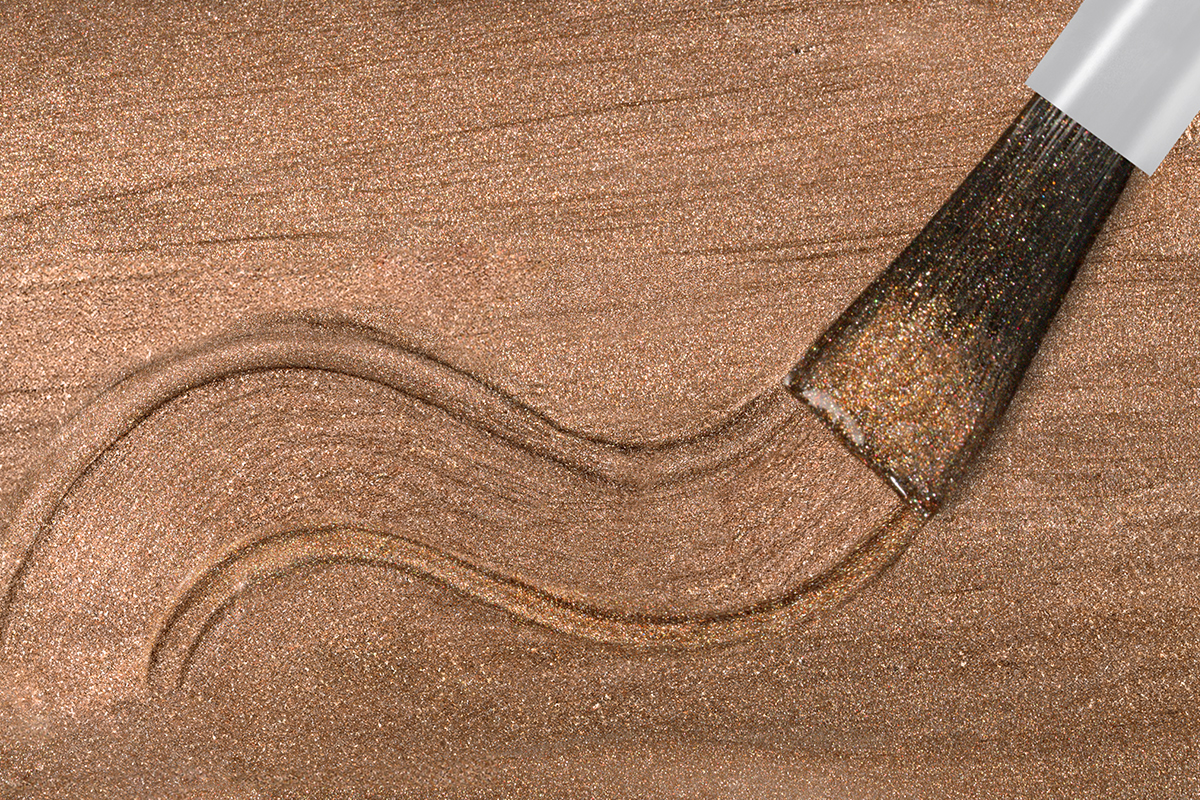 Jolifin LAVENI Shellac - metallic pearl brown 10ml